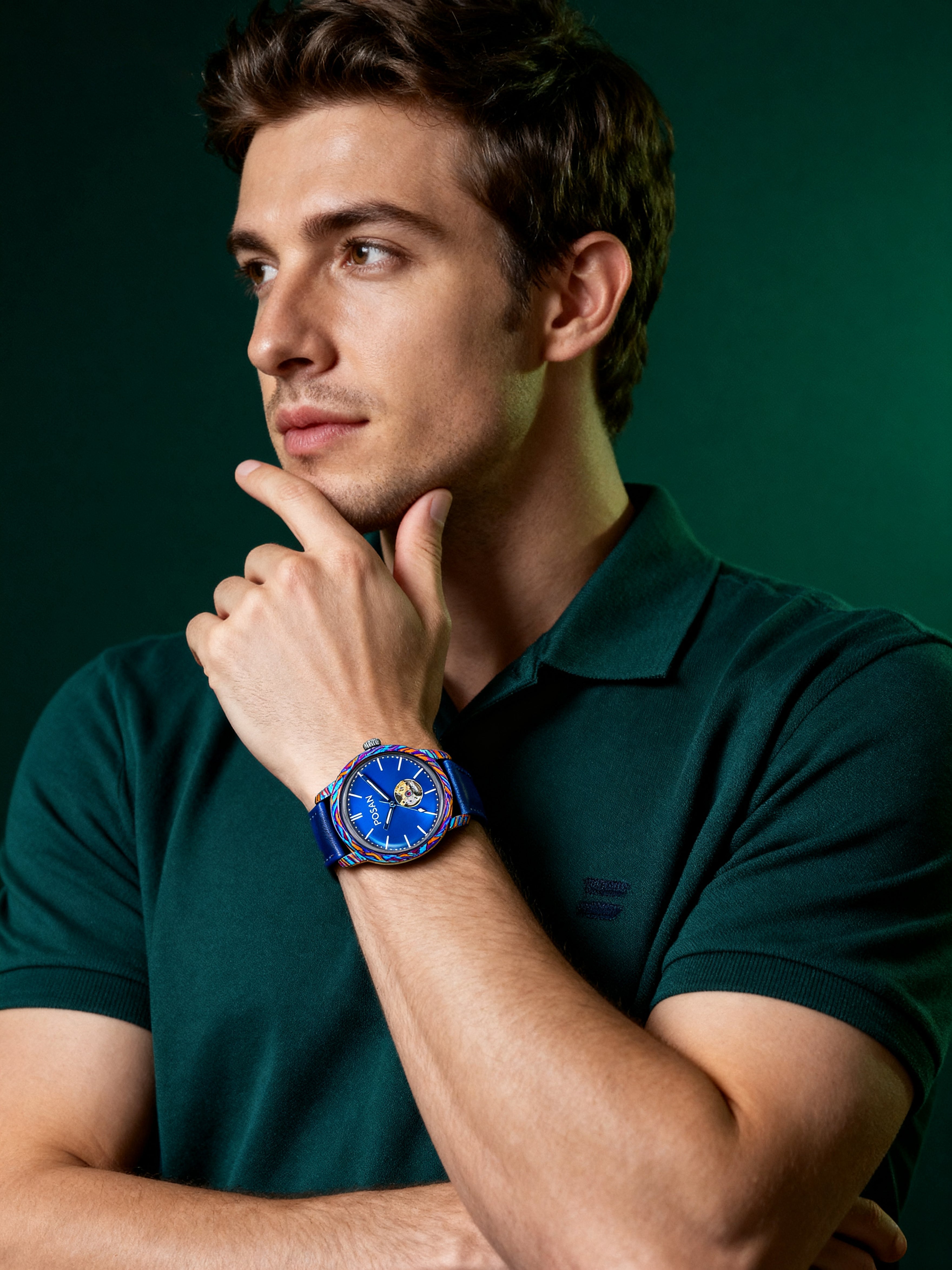 Damascus Copper Watch