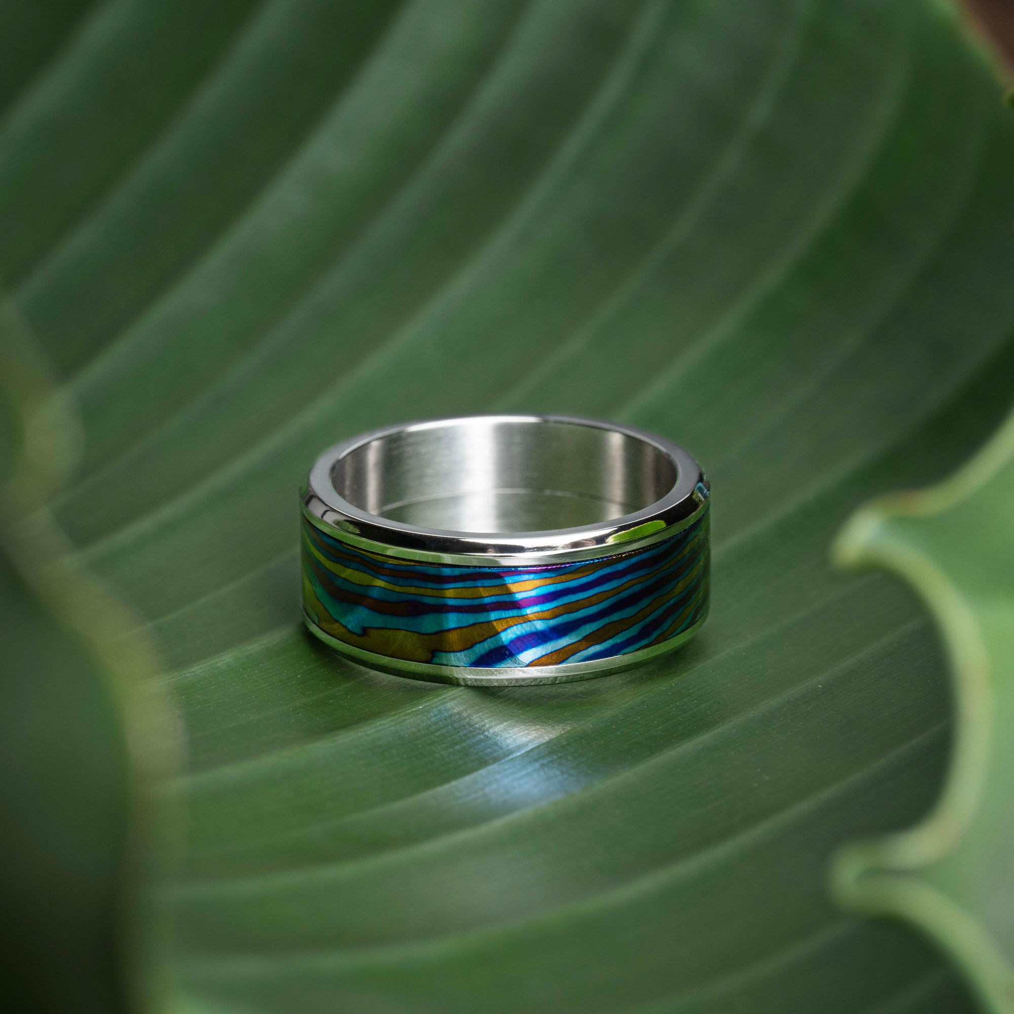 POSAN Men’s Wide Band Ring