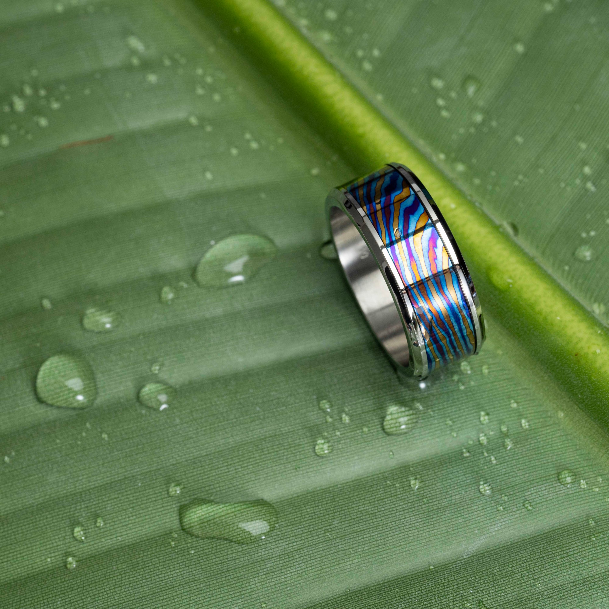 POSAN Men’s Wide Band Ring