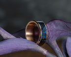 POSAN Men's Wide-Band Double-Layer Ring