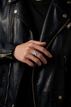 POSAN Men’s Wide Band Ring